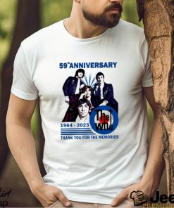 Original 59th Anniversary 1964 – 2023 The WHO Thank You For The Memories T Shirt