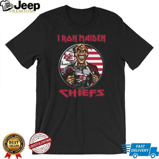 Original Blood Inside Me Iron Maiden Kansas City Chiefs T Shirt