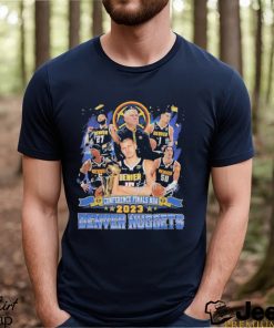 Original Denver Nuggets Conference Finals NBA 2023 Signatures shirt