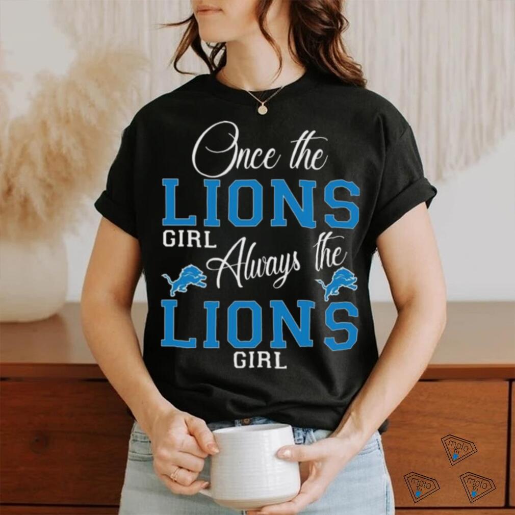 Girls detroit lions discount shirt