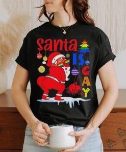 Original Gay Pride Christmas Santa Is Gay Shirt