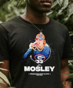 Original Georgia Bulldogs 33 Mosley Preseason D100 player shirt