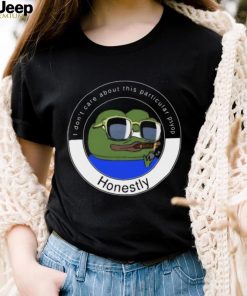 Original I Don’t Care About This Particular Psyop Honestly shirt