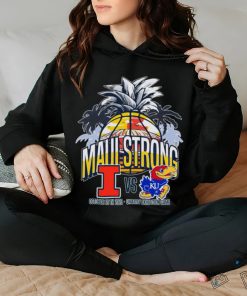 Original Illinois Fighting Illini Vs Kansas Jayhawks Maui Strong October 29th 2023 T Shirt