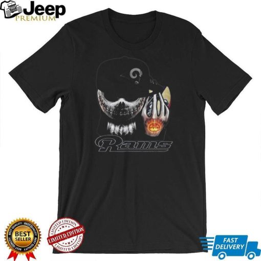 Original Jack Skellington Hat Los Angeles Rams T Shirt