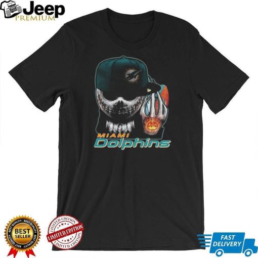 Original Jack Skellington Hat Miami Dolphins T Shirt