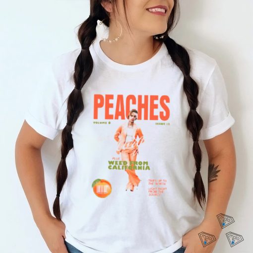 Original Justin Bieber Music Merch Store Peaches shirt