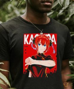 Original Kagura Gintama red comic Sorachi Hideaki shirt