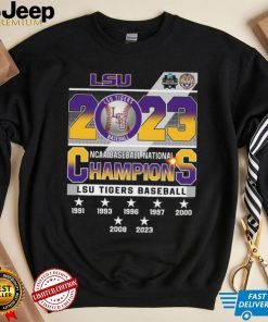 Original Lsu 2023 Ncaa Baseball National Champions Lsu Tigers Baseball 1991 2023 T shirt