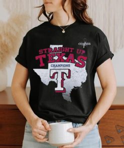 Original MLB Baseball Texas Rangers Straight Up Texas Champions 2023 Shirt