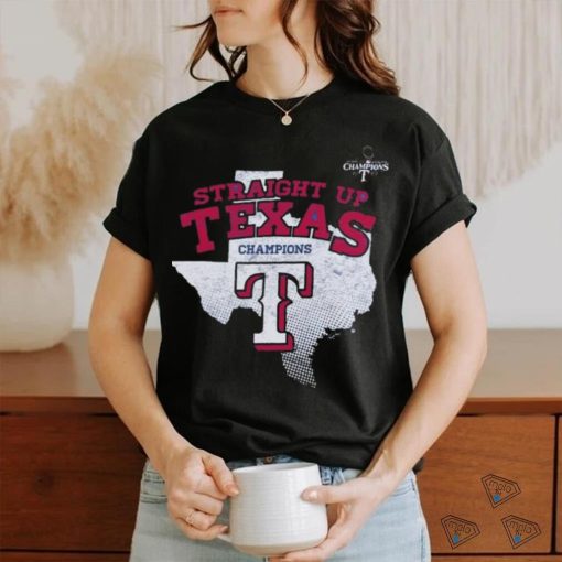 Original MLB Baseball Texas Rangers Straight Up Texas Champions 2023 Shirt