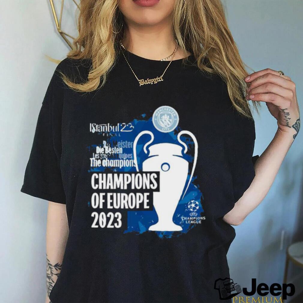 Original Manchester City UCL Champions Trophy 2023 shirt - teejeep