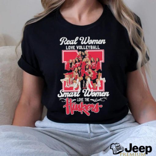 Original Real Women love Volleyball Smart Women love the Huskies 2023 Shirt