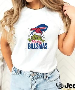 Original Santa Grinch Merry Billsmas Buffalo Football Logo Shirt