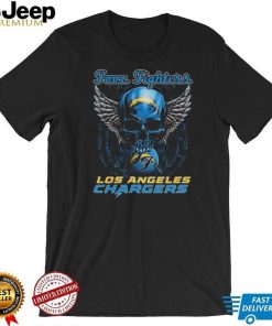 Original Skull Wings Fooz Fighters Los Angeles Chargers T Shirt