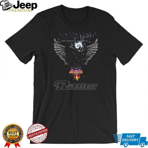 Original Skull Wings Journey Los Angeles Rams T Shirt