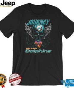 Original Skull Wings Journey Miami Dolphins T Shirt