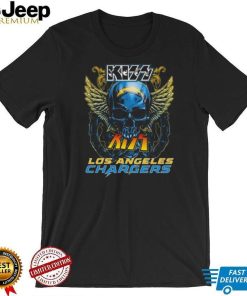 Original Skull Wings Kiss Los Angeles Chargers T Shirt