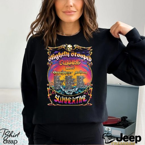 Original Slightly Stoopid Summer Time 2023 Sublime With Rome Roster Shirt