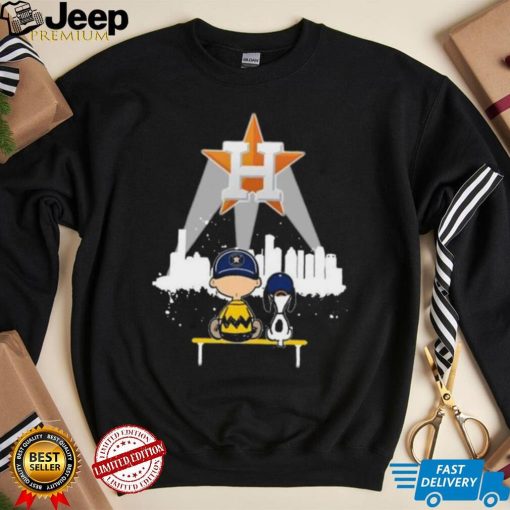 Original Snoopy And Charlie Brown Houston Astros World Series 2021 Shirt