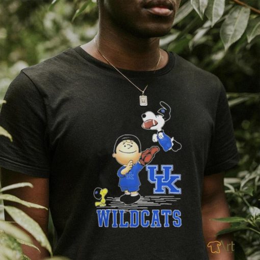 Original Snoopy And Charlie Brown Kentucky Wildcats The Peanuts T shirt