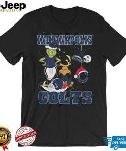 Original The Grinch And Dog Indianapolis Colts Ornament Christmas 2023 T Shirt