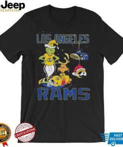 Original The Grinch And Dog Los Angeles Rams Ornament Christmas 2023 T Shirt