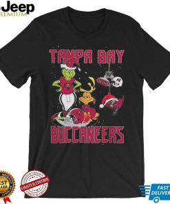 Original The Grinch And Dog Tampa Bay Buccaneers Ornament Christmas 2023 T Shirt