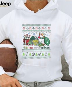 Original The Grinch New York Jets NFL Tis The Damn Season Ugly Christmas Shirt