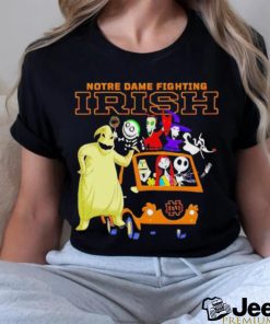 Original The Nightmare Before Christmas Characters Notre Dame Fighting Irish On The Car Shirt