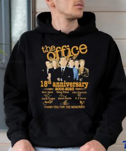 Original The Office 18th Anniversary 2005 2023 signatures shirt