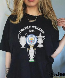 Original Treble Winners 2023 Manchester City T Shirt