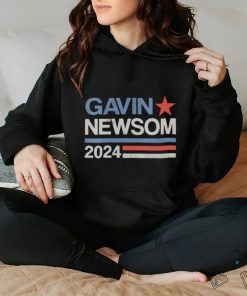 Original Vintage Gavin Newsom 2024 For President Election Campaign T Shirt