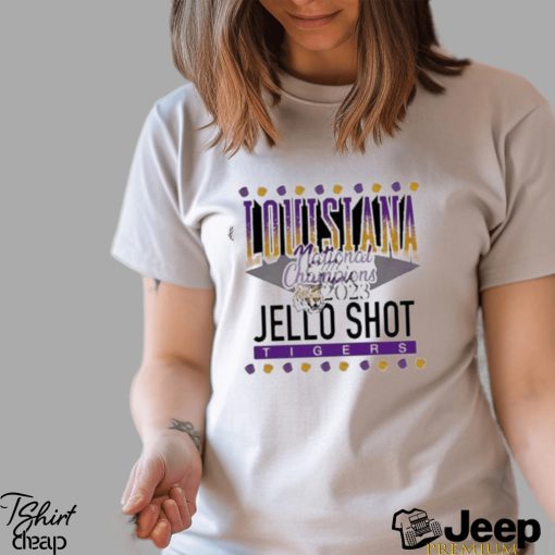 Original louisiana Tigers Jello Shot National Champions 2023 Logo shirt