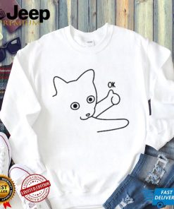 Original poorly Catdraw Okie Dokie Cat Shirt