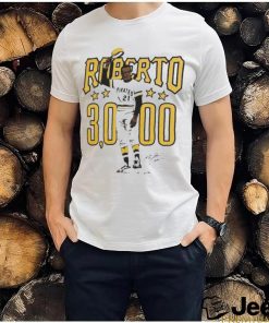 Original roberto Clemente 30000 Pittsburgh Pirates Illustration signature shirt