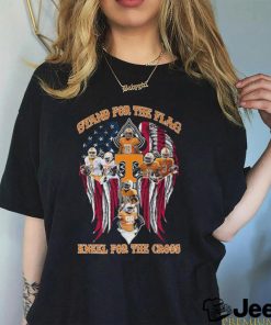 Original tennessee Volunteers Stand For The Flag Kneel For The Cross Shirt