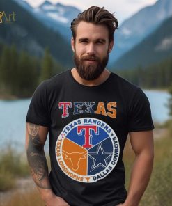 Original texas Rangers Dallas Cowboys Texas Longhorns Proud Of State Shirt