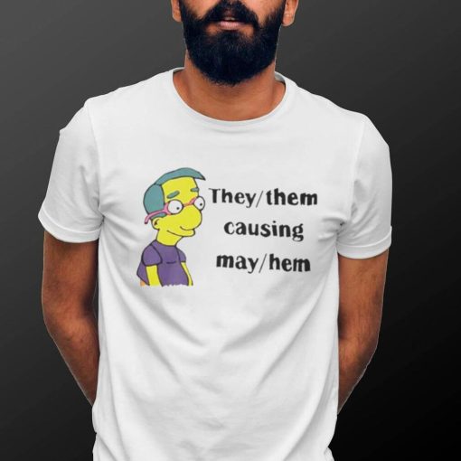 Original the Disgusting Brothers They Them Causing May Hem Shirt