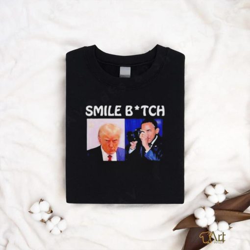 Original trump Mugshot Smile Bitch Obama photo design T shirt