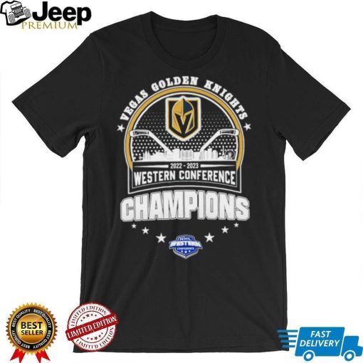 Original vegas Golden Knights 2023 NHL Western Conference champions shirt