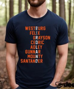 Original westburg Felix Grayson Cedric Adley Gunnar Mounty Santander shirt