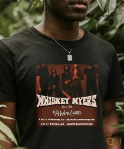 Original whiskey Myers 2023 Tour Lewiston and Boston Shirt