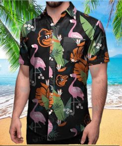 Orioles And Flamingo Hawaiian Shirt – Orioles Hawaiian Shirt