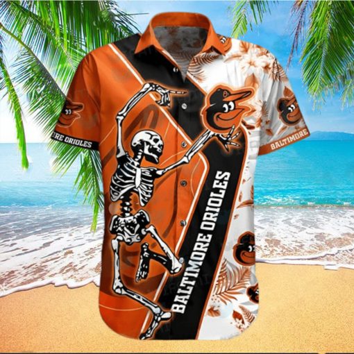 Orioles Skeleton Dancing Baltimore Orioles Shirt – Orioles Hawaiian Shirt