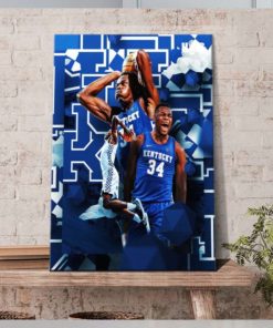 Oscar Tshiebwe is returning to Kentucky Poster Canvas