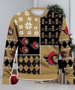 Ottawa Senators Ice Hockey NHL Ugly Christmas Sweater