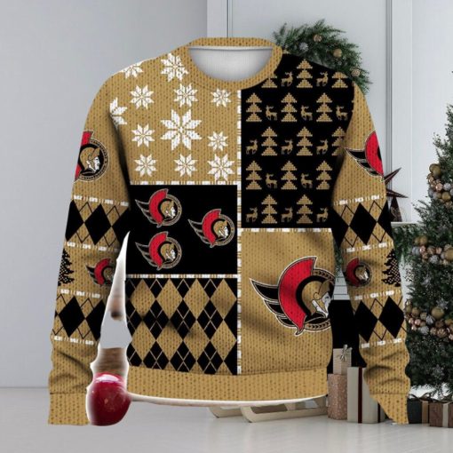 Ottawa Senators Ice Hockey NHL Ugly Christmas Sweater