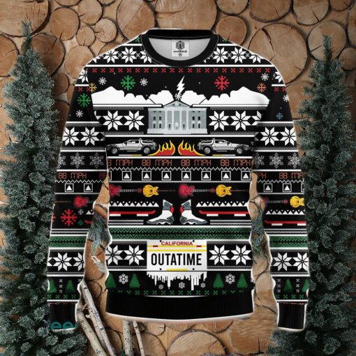 Outatime Ugly Christmas Sweater Amazing Gift Men And Women Christmas Gift