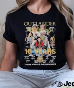 Outlander 10 Years 2014 2024 Memories Unisex Shirt